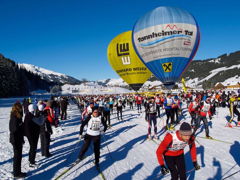 Ski Trail contest at Tannheim, Tyrol