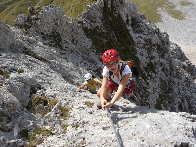 Klettersteige auch für die Kleinen in Tirol