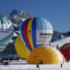 Heißluftballone im Winter - über Tirol schweben