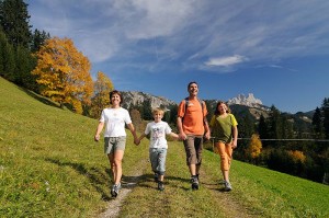 Wanderurlaub im Tannheimer Tal in Tirol.