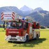 Feuerwehr Drehleiter der Feuerwehr Tannheim in Tirol